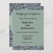 Art Nouveau Peacock Classic  Bird Kaart (Voorkant / Achterkant)