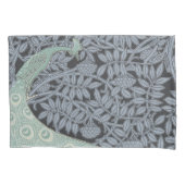 Art Nouveau Peacock Classic  Bird Kussensloop (Voorkant)