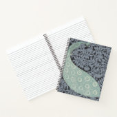 Art Nouveau Peacock Classic  Bird Notitieboek (Binnen)