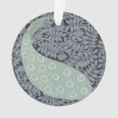 Art Nouveau Peacock Classic  Bird Ornament (voorkant)