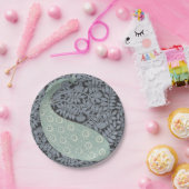 Art Nouveau Peacock Classic  Bird Papieren Bordje (Feest)