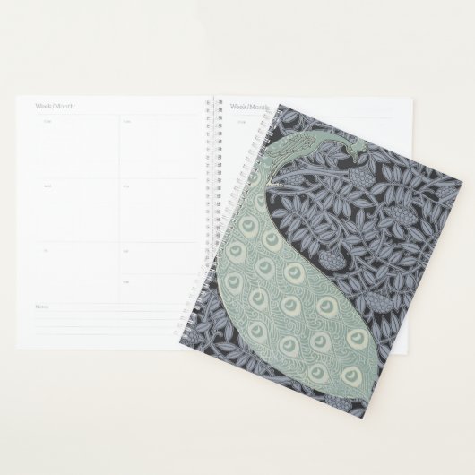 Art Nouveau Peacock Classic Bird Planner (Display)
