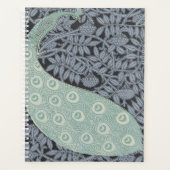 Art Nouveau Peacock Classic Bird Planner (Voorkant)