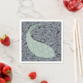 Art Nouveau Peacock Classic  Bird Servet (Insitu)