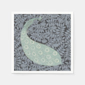 Art Nouveau Peacock Classic  Bird Servet (Voorkant)