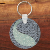 Art Nouveau Peacock Classic  Bird Sleutelhanger (Voorkant)