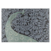 Art Nouveau Peacock Classic  Bird Snijplank (Voorkant)