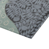 Art Nouveau Peacock Classic  Bird Snijplank (Hoek)