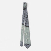 Art Nouveau Peacock Classic  Bird Stropdas (Achterkant)