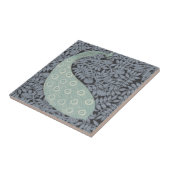 Art Nouveau Peacock Classic  Bird Tegeltje (Zijkant)