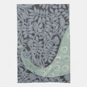 Art Nouveau Peacock Classic  Bird Theedoek (Verticaal)