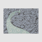 Art Nouveau Peacock Classic Bird Tissuepapier (Voorkant)