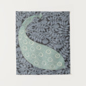 Art Nouveau Peacock Classic Bird Wandkleed (Voorkant)