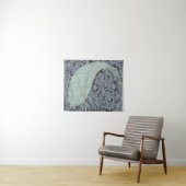 Art Nouveau Peacock Classic Bird Wandkleed (In Situ (horizontaal))