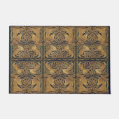 Art Nouveau Peacock Deurmat (Voorkant)