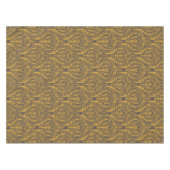 Art Nouveau Peacock Feather Pattern Tafelkleed (Voorkant (Horizontaal))