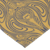 Art Nouveau Peacock Feather Pattern Tafelkleed (Gekanteld)