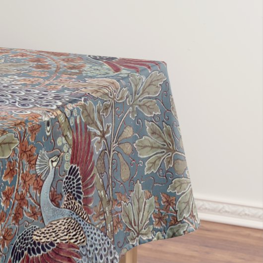  Art Nouveau Peacock & Fig van Walter Crane Tafelkleed (Voorbeeld)