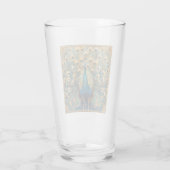 Art Nouveau Peacock Glas (Achterkant)