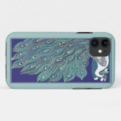 Art Nouveau Peacock iPhone5 Case Mate (Achterkant (horizontaal))