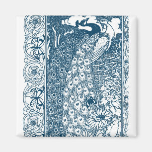 Art Nouveau Peacock Magneet