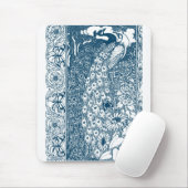 Art Nouveau Peacock Muismat (Met muis)