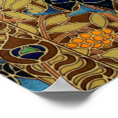 Art Nouveau Peacock Poster (Hoek)