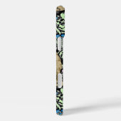 Art Nouveau Peacock Print, Turquoise & Neutrals Case-Mate iPhone Case (Achterkant / Rechts)