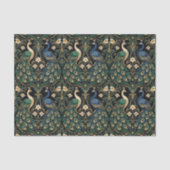 Art Nouveau Peacock  Tissuepapier (Voorkant)