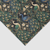 Art Nouveau Peacock  Tissuepapier (Detail)