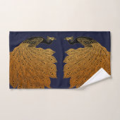 Art Nouveau Peacock Will Bradley Bad Handdoek (Handdoek)
