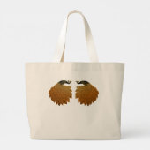 Art Nouveau Peacock Will Bradley Grote Tote Bag (Achterkant)