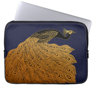 Art Nouveau Peacock Will Bradley Laptop Sleeve