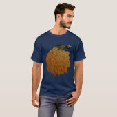 Art Nouveau Peacock Will Bradley T-shirt (Voorkant volledig)