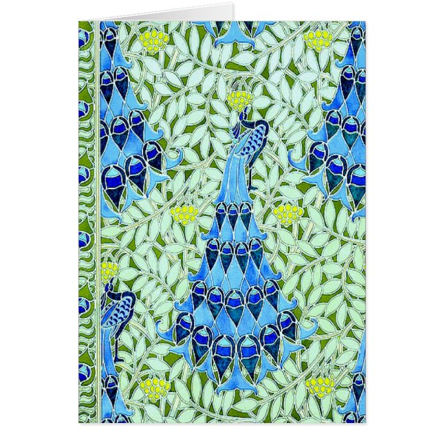 Art Nouveau Peacocks (Voorkant)