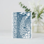 Art Nouveau Peacocks Briefkaart (Staand voorkant)