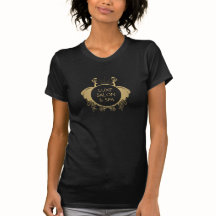 Art Nouveau Peacocks Logo Goud/Zwart