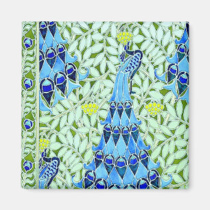 Art Nouveau Peacocks Magneet