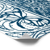 Art Nouveau Peacocks Poster (Hoek)