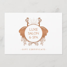 Art Nouveau Peacocks Roos Gold Cadeaubon