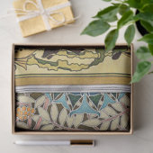 Art Nouveau Peacocks Vis & Zeewier Tissuepapier (Geschenk)