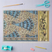 Art Nouveau Peacocks Vis & Zeewier Tissuepapier (Craft)