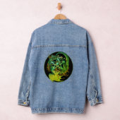 Art Nouveau pentacle dragon Denim Jacket (Hangar)