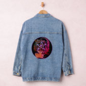 Art Nouveau pentacle dragon Denim Jacket (Hangar)