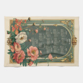 Art Nouveau Peony 2025 Cadeaukalender Theedoek (Horizontaal)