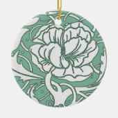 Art Nouveau Peony Ornament (Voorkant)