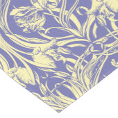 Art Nouveau Periwinkle & Ivory Tulip Table Runner Medium Tafelloper (Hoek)