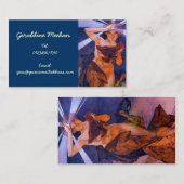  Art Nouveau Personal Visitekaartje (Voorkant / Achterkant)