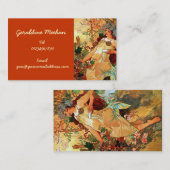  Art Nouveau Personal Visitekaartje (Voorkant / Achterkant)
