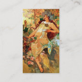  Art Nouveau Personal Visitekaartje (Achterkant)